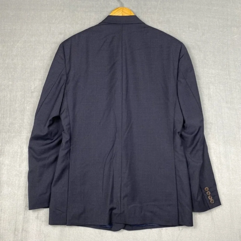 1883 Coppley Blazer Mens 44R‎ Blue Plaid Italian Wool Ivy League Academia